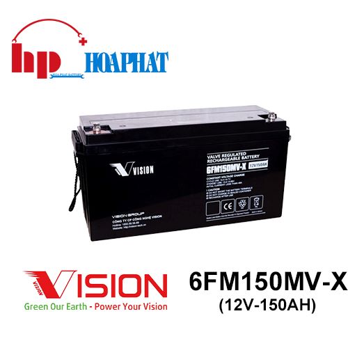 Ắc Quy Vision 6FM150MV-X (12V–150Ah)